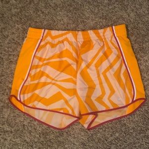 Women’s Orange Nike Dri-fit Fitnesses Shorts